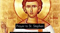 St. Stephen - Patron saint of bricklayers & stonemasons