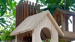 DIY a simple wooden birdhouse #Craftsmanship#WoodworkingTips#WoodArt [Video] | Wood furniture diy, Bird houses, Woodworking plan