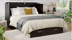 Sydney Queen Solid Wood Murphy Bed Chest with Mattress - Bed Bath & Beyond - 38400470