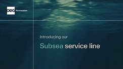 OEG Renewables | Subsea Services