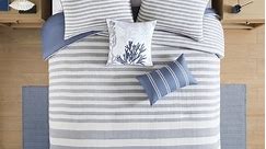 Harbor House Brooks 5 Piece Cotton Stripe Duvet Cover Set (Insert Excluded) - Bed Bath & Beyond - 36916928