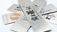 [Hot Item] Etched Engraved Metal Plate Custom Metal Logo Sign Name Plates Alu Plaques Aluminium Machine Nameplates