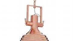 Premier Housewares Lexington Medium Copper Pendant Light