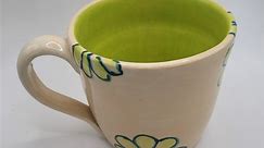 12oz Chartreuse Green Ceramic Mug - Etsy
