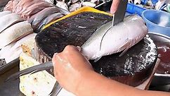 你知道台湾省人民是如何卖鱼的吗？他们分切鱼的方式真是非常独特