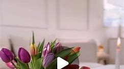 Krysten on Instagram: "Version Réel 💐 Je vous ai partagé vendredi la photo de mon joli bouquet de tulipes . Je n’ai pas résisté à faire cette vidéo pour en laisser une trace ici. C’est tellement éphémère les tulipes! Et cette touche de couleur dans cette ambiance neutre, j’aime beaucoup ! Vous êtes plutôt Post ou Réel sur Instagram? J’ai longtemps été photos, j’ai eu du mal à me lancer dans les réels, mais aujourd’hui je trouve qu’en ce qui concerne la maison, les réels sont plus parlants et pe