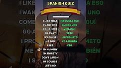 Spanish quiz 🫡