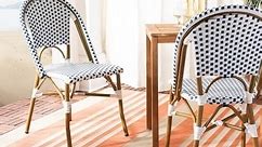 SAFAVIEH Stackable Dining Chair (Set of 2) - 18"x21.6"x34.6" - Bed Bath & Beyond - 8540565