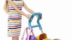 Barbie Stroll & Play Pups Playset with Blonde Doll, Transforming Stroller, 2 Pets & Accessories, Multicolor
