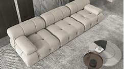 Velvet Sectional Sofa Reversible Modular Couch - Bed Bath & Beyond - 36762600