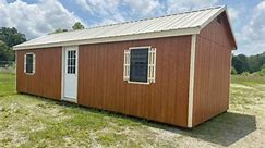 Classic Cottage Shed 12x32 #sheds#RentToOwn #building #cabins #tinyhousedesign contact Brooke 606-389-0186 | Secure Storage Sheds of Corbin, Ky.
