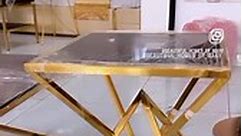 Tempered glass top coffee table... - Beautiful Homes by Mary