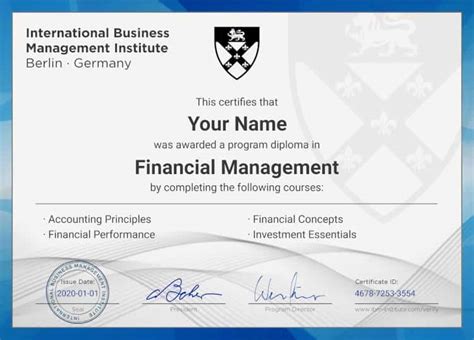 Finance Certificate Programs