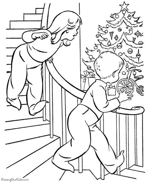 Yes, instead of buying the whole pages you can find in bookstores, just print coloring pages you can find online. Christmas coloring pages - Did Santa come?