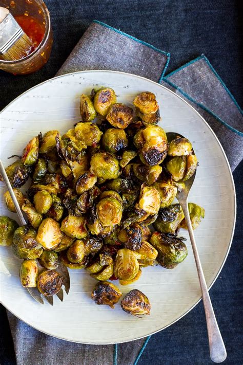 Momofuku's roasted brussels sprouts with fish sauce vinaigrette. Sweet Chili Roasted Brussels Sprouts - She Likes Food