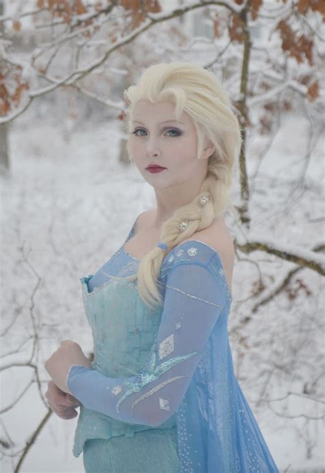 Cool homemade couple costume idea: Elsa The Snow Queen - Photos - Angela Clayton's Costumery & Creations | Elsa cosplay, Elsa ...