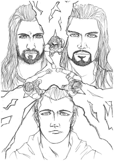 Enjoy printing and coloring online the best kizi free printable 2021 coloring pages for kids! Get This Printable wwe coloring pages roman reigns - 21893