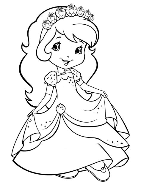 Strawberry shortcake coloring book page toddler strawberry custard the cat pupcake the puppy. Strawberry Shortcake 24 - Coloringcolor.com | Desenho ...