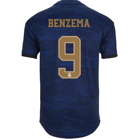 Real madrid and adidas present the 2019/20 season third jersey. 2019/20 adidas Karim Benzema Real Madrid Away Authentic ...