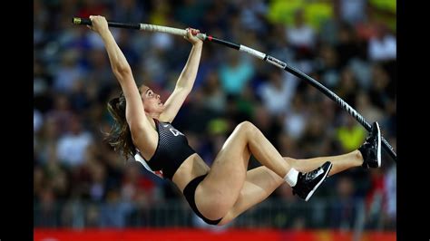 The sport requires a high level of bodily awareness, flexibility, and speed. How Alysha Newman Preps her Pole Vault Poles - YouTube