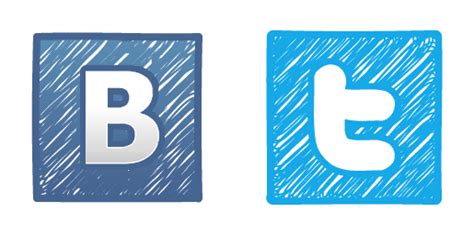 Free download twitter svg icons for logos, websites and mobile apps, useable in sketch or adobe illustrator. Рисованные иконки ВКонтакте и Твиттера