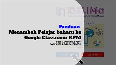 So please help us by uploading 1 new document or like us to download Panduan Menambah Pelajar baharu ke Google Classroom KPM ...