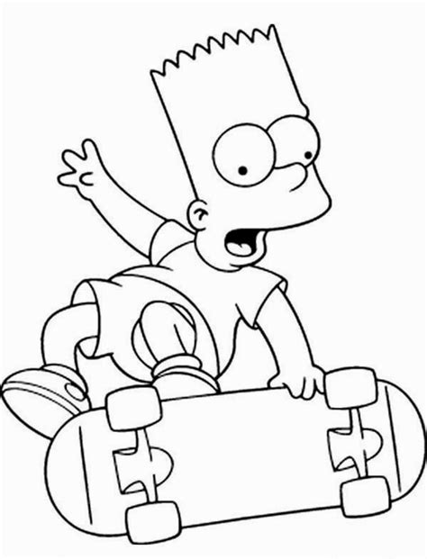 Explore 623989 free printable coloring pages for you can use our amazing online tool to color and edit the following bart simpson coloring pages. Simpsons Coloring Pages | Simpsons drawings, Bart simpson ...