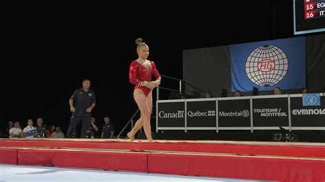 Jade carey won vaulting saturday at an international gymnastics federation individual apparatus world cup in melbourne, all but assuring her of a carey still could compete at u.s. Jade Carey - Vault 1 - 2017 World Championships ...