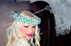 cicciolina ilona staller sexy agefotostock performing former actress show stock 19th milan italy february mdo