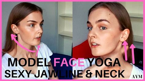 Try these yoga medicine exercises to help release tension and tightness in the neck. Firm Jawline and Neck | Model Face Yoga | Face Exercises ...