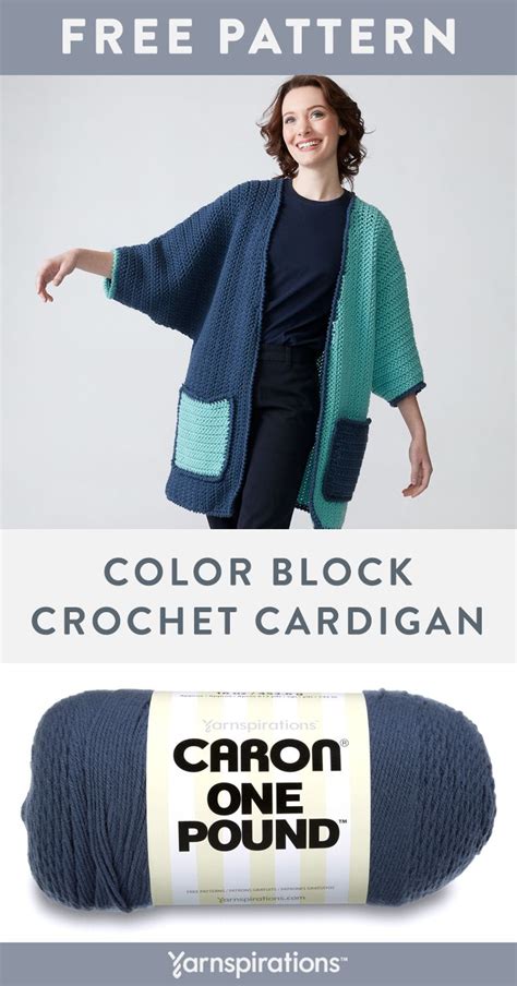 With over 500 free cardigan knitting patterns to choose from you will never run out of patterns or ideas, make cabled cardies, lace cardigans and more! Free Color Block Crochet Cardigan pattern using Caron One ...