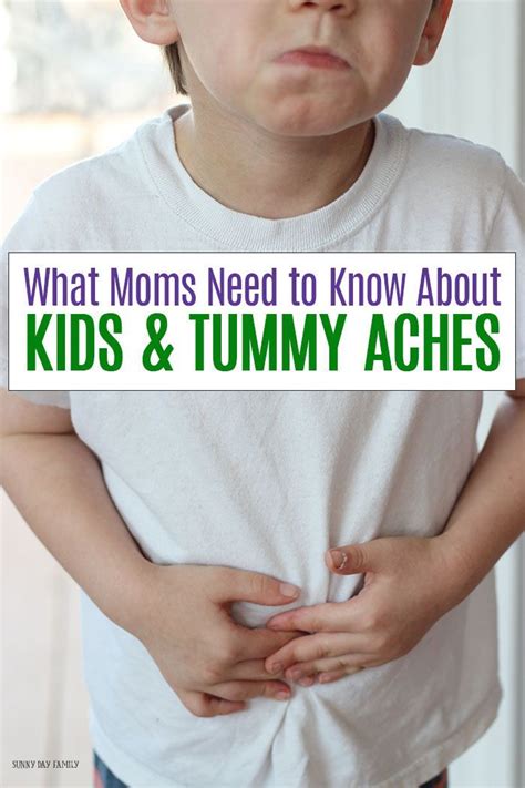 What Moms Need to Know About Kids and Tummy Aches | Tummy ache, Kids 