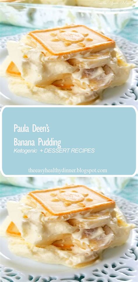 Paula deen features a variety of thanksgiving dessert recipes using fall flavor favorites like pumpkin and apple. Paula Deen's Banana Pudding | Banana pudding, Thanksgiving food desserts, Dessert recipes