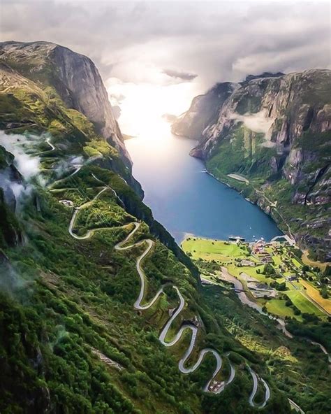 The name itself means the bottom end of the lysefjorden. Lysebotn ⚡️ ASOME.ru 🍿 Крутой Блог