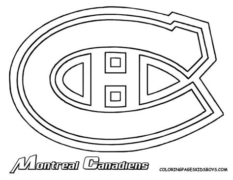 Pour écrire des messages, vous devez vous inscrire et être connecté! Coloriage Équipe de Hockey Montreal Canadiens et dessin ...