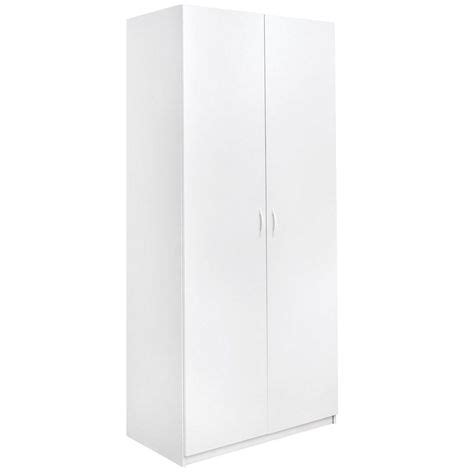 All told, the pullout organizer measures 8 inches wide, 21.66 inches deep, 19.5 inches tall. ClosetMaid 36 Inch x 80 Inch 2 Door Storage Cabinet ...