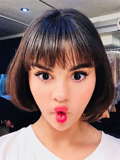 Selena is the ultimate source if you're looking for some hair inspiration. Selena Gomez Shows Off a Super Short Bob Haircut on ...