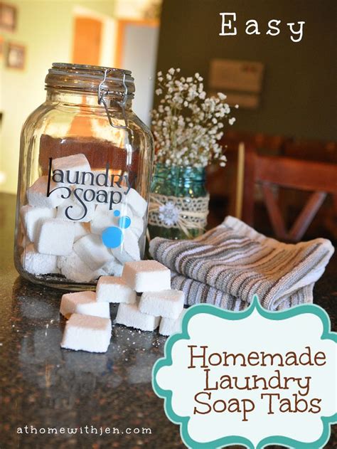 The natural soap should appear watery with globs of gel. Homemade Laundry Detergent Tabs - Works in HE washers ...