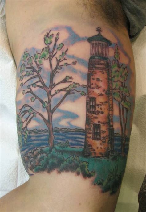 View all oshkosh tattoo shops in your area and get the new tattoo you want done. Oshkosh Lighthouse Tattoo by Carrie Olson | Lighthouse ...