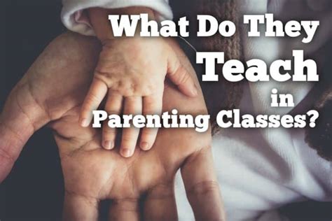 What Do They Teach in Parenting Classes? | Middle Class Dad