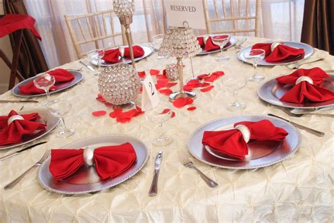 Maybe you would like to learn more about one of these? Related image | Wedding table settings, Red table settings ...