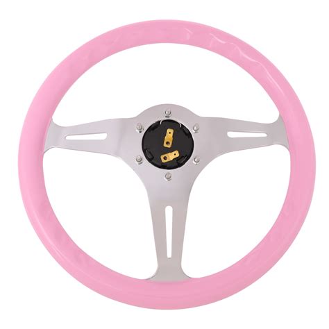 We did not find results for: NRG 35Cm Chrome 2"Deep Dish Spoke Pink Colored Wood Grip ...