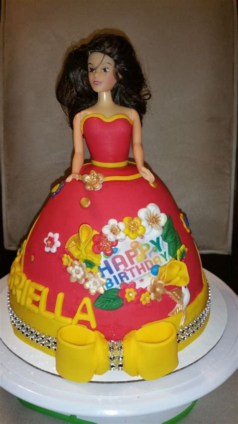 Crochet princess stuffed with polymer stuffing material. Doll cake | Doll cake, Cake, Disney princess