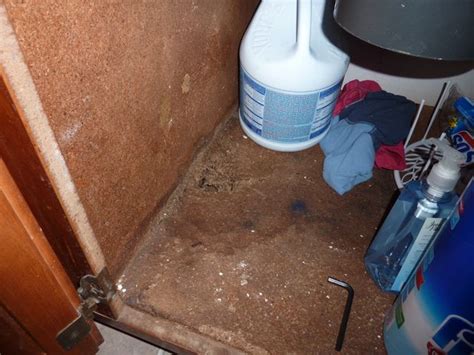 Then caulk and paint or walk away. How to fix rotted cabinet bottom? (floor, how much, sink ...
