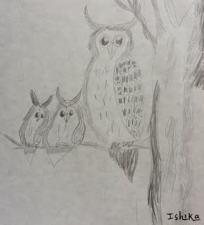 See more ideas about drawings, pencil deviantart is the world's largest online social community for artists and art enthusiasts, allowing people to connect through the creation and sharing of art. Ishika Art Gallery : Owl Landscape with pencil shading ...