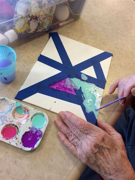 Be patient, and remember that even if a particular craft for seniors. Dementia activities, Art therapy activities, Elderly ...