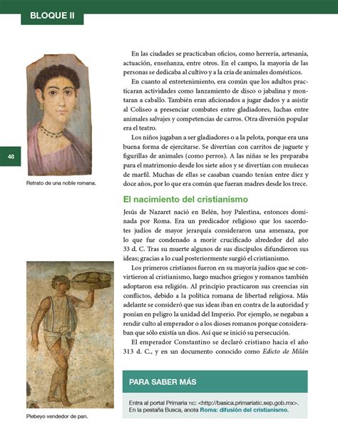 Primer grado libro de español 1 de secundaria 2019 contestado. Historia Sexto grado 2020-2021 - Página 48 de 137 - Libros de Texto Online