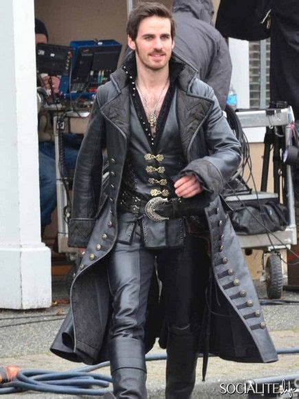 Leather full length coat perfect costume for a pirate or ...