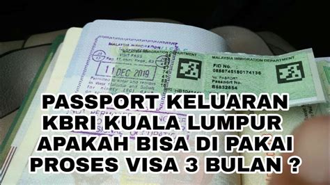 Visa ikut suami/istri ke malaysia menggunakan visa social budaya dan berlaku 3 bulan. PASSPORT KELUARAN KBRI MALAYSIA APAKAH BISA UNTUK PROSES ...