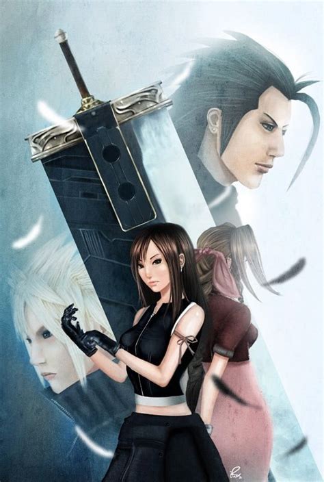 Personally, i believe artists and designers should be free to make their characters, art and you want to see a ff7 outrage wait for tifas design because no matter what one side will be outraged by it. Zack Fair, Cloud Strife, Tifa Lockhart, Aerith ...